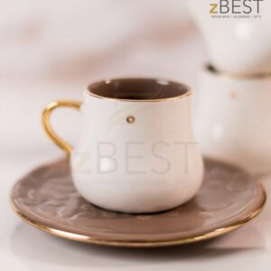 Coffee cups brown