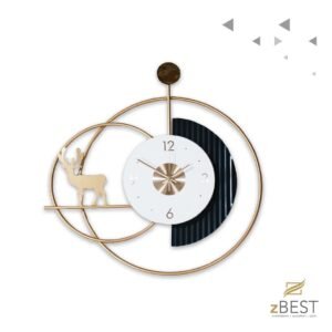 wall decoration, gazelle black