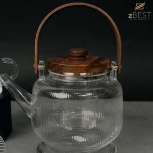 Glass Tea pot heat resistance 1L