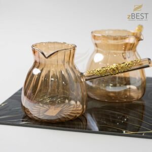 Glass Coffe Pot  heat resistance -M