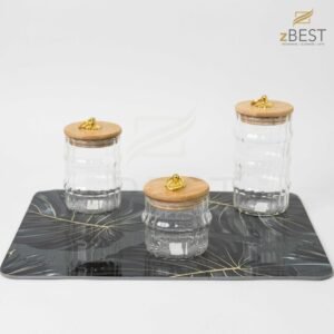 Glass Jars Set