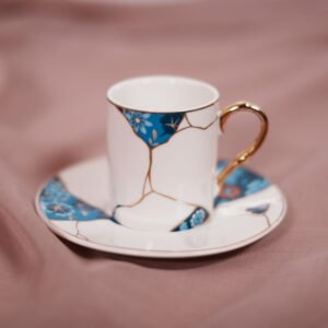 SEOSAN STAR PORCELAIN 6 PCS COFFEE CUP COLORED