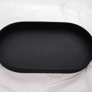 OVAL TRAY 54*23 CM BLACK
