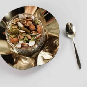 meghle bowls with stainless steel plates