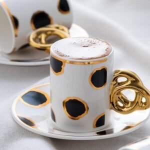 Cool Black Coffee Cup For 6 People - 90 Ml