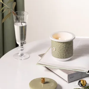 Large Scented Candle From Asalah - Olive + Gold