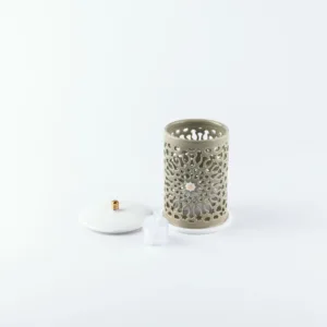 Small Scented Candle From Asalah - Olive + Gold