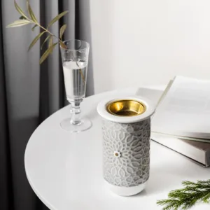 Incense Burner From Asalah - Grey + Gold