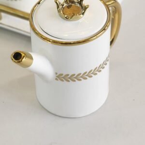 Nescafe Set with Ceramic Tray From Genova - Gold