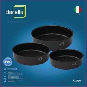 Barella Cast Aluminum Baking Pan Set (28/32/34cm)