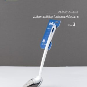 Julia Stainless Steel Flat Serving Spoon