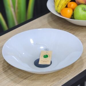 Murano White Bowl