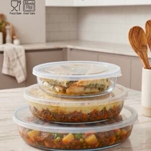 Pyrex set  of 3 pcs
