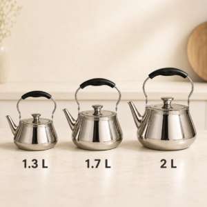 GeBe Stainless Steel Kettle – Available in 3 Sizes