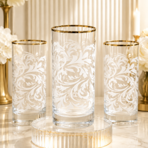 Bohemia Crystal Ivory Arabesque cup – 350 ml