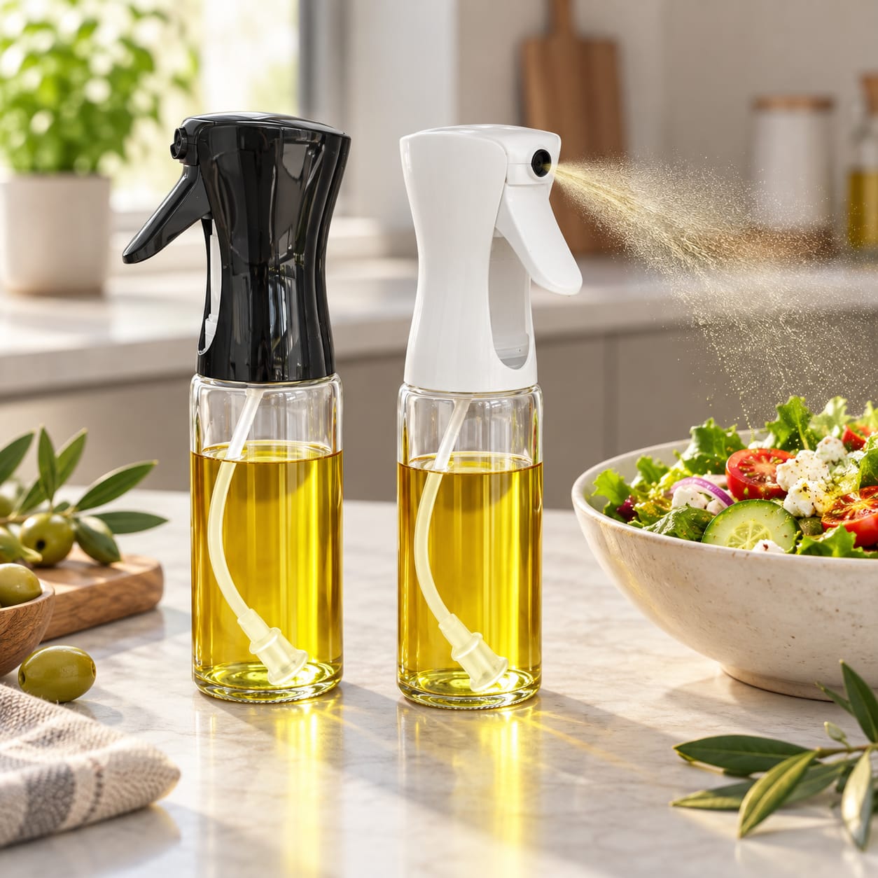 glass oil spray bottle